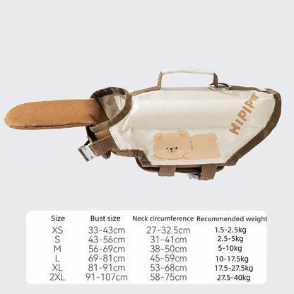 Dog Life Jacket Portable Summer Strong Buoyancy Dog Swimsuit Breathable Dog Coats and Jackets Quick Drying Pet Products