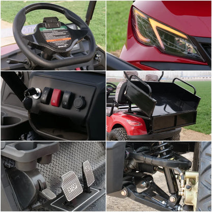 2+2 4+2 Seater 4 6 Person/Passenger Sightseeing Cart Club Car Electric Golf Cart