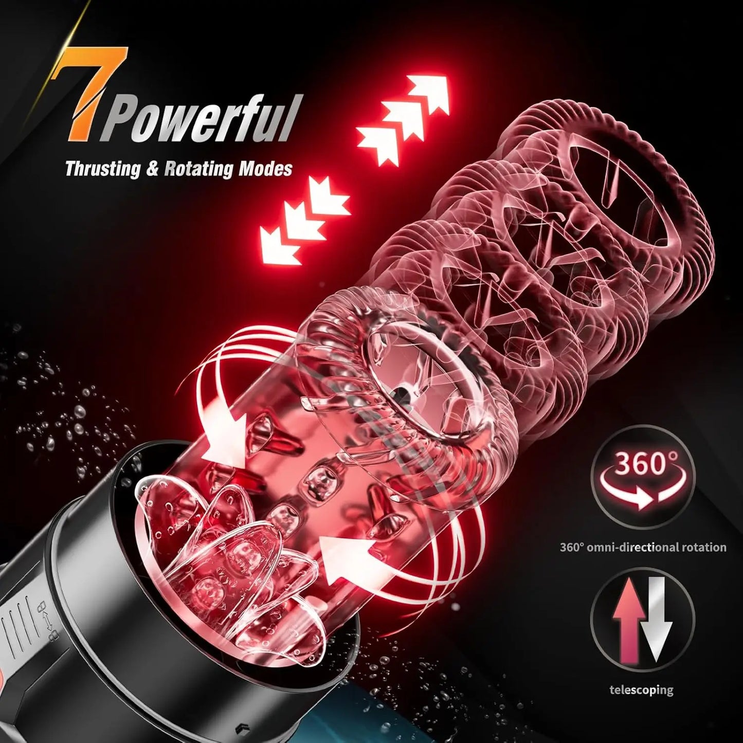 Automatic Telescopic Thrusting Male Masturbator Cup Sucking Vibrating Masturbation Vagina Pusssy Blowjob Adult Sex Toys for Men