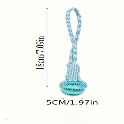 Durable Rope Dog Toy for Aggressive Chewers, Interactive Tug of War Fetch Toy, Braided Cotton Rope for Dental Health, for Medium