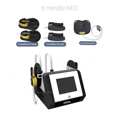 2 in 1 MECAVIE Muscle Builder Slimming Trainer Features 6500W Body Contouring Buttock Lifting Fitness Equipment