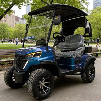 MMC 4WD aluminum alloy frame, off-road tires, 48V/72V Lithium Battery Acoustic 2/8 Seat Golf Cart, 4000W/7000W Golf Cart