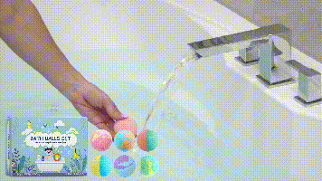 Wiieey Children's Bath Bath Ball Children's Bath Moisturizes Bubble Fragrance Plant Fragrance Cleans Skin