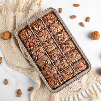 Thickened Solid Bottom Square Brownie Baking Pan