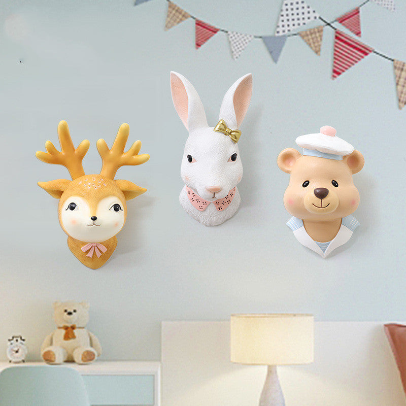 Original Cartoon Rabbit Wall Decor Art