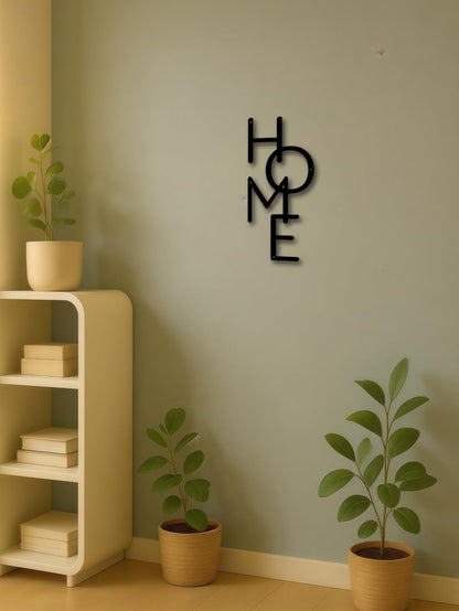 Metal HOME Letter Wall Sign Decor