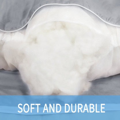 U-Shaped Pregnancy Pillow – Cooling Ice Silk & Cotton Maternity Body Pillow | 130x70cm | 4 Colors