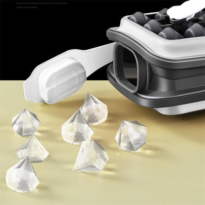 Creative Ice Ball Diamond Curling Ice Maker Kitchen Gadget