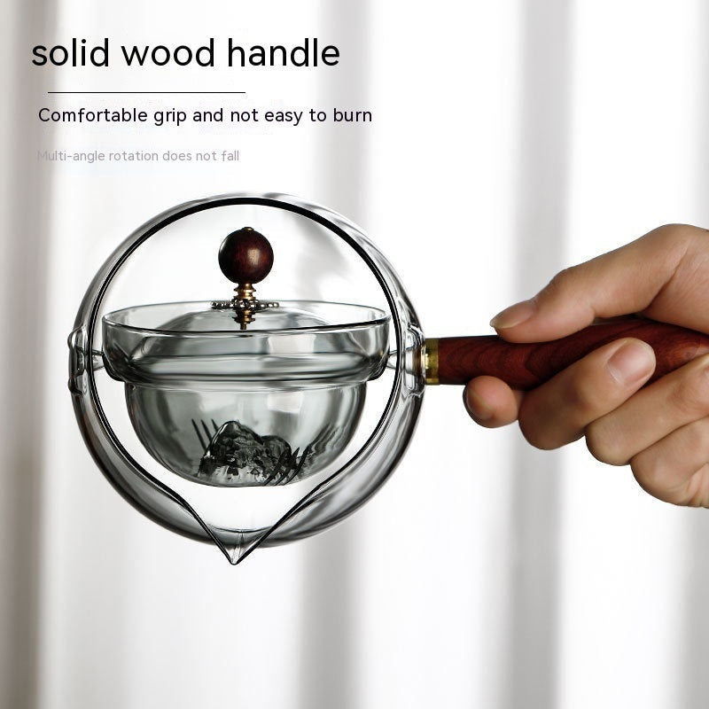 Rotating Infuser Tea Pot Kitchen Gadget