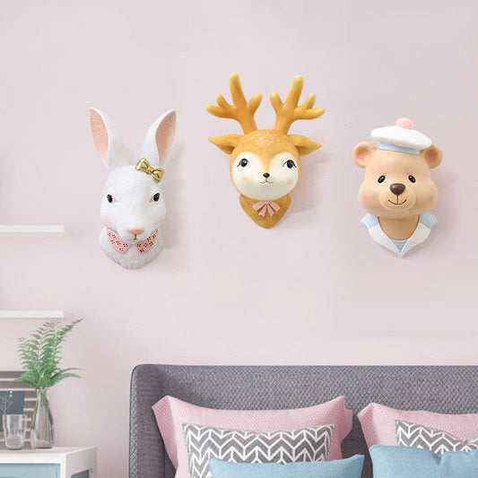 Original Cartoon Rabbit Wall Decor Art