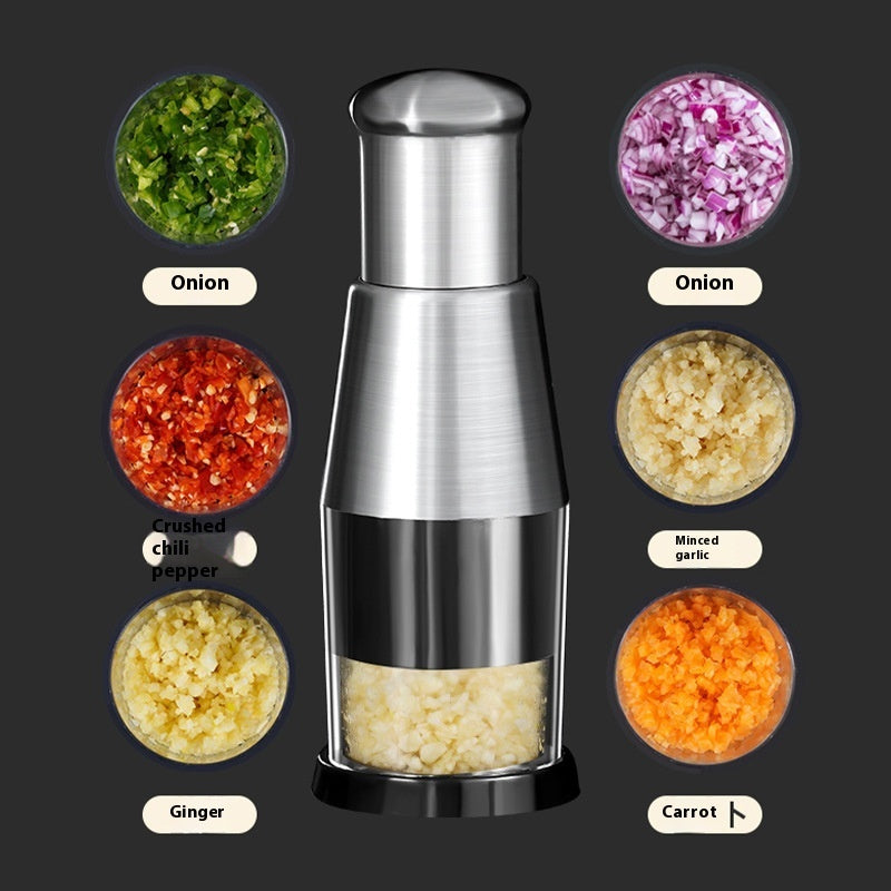 Kitchen Gadget Multifunctional Garlic Press Squeezer