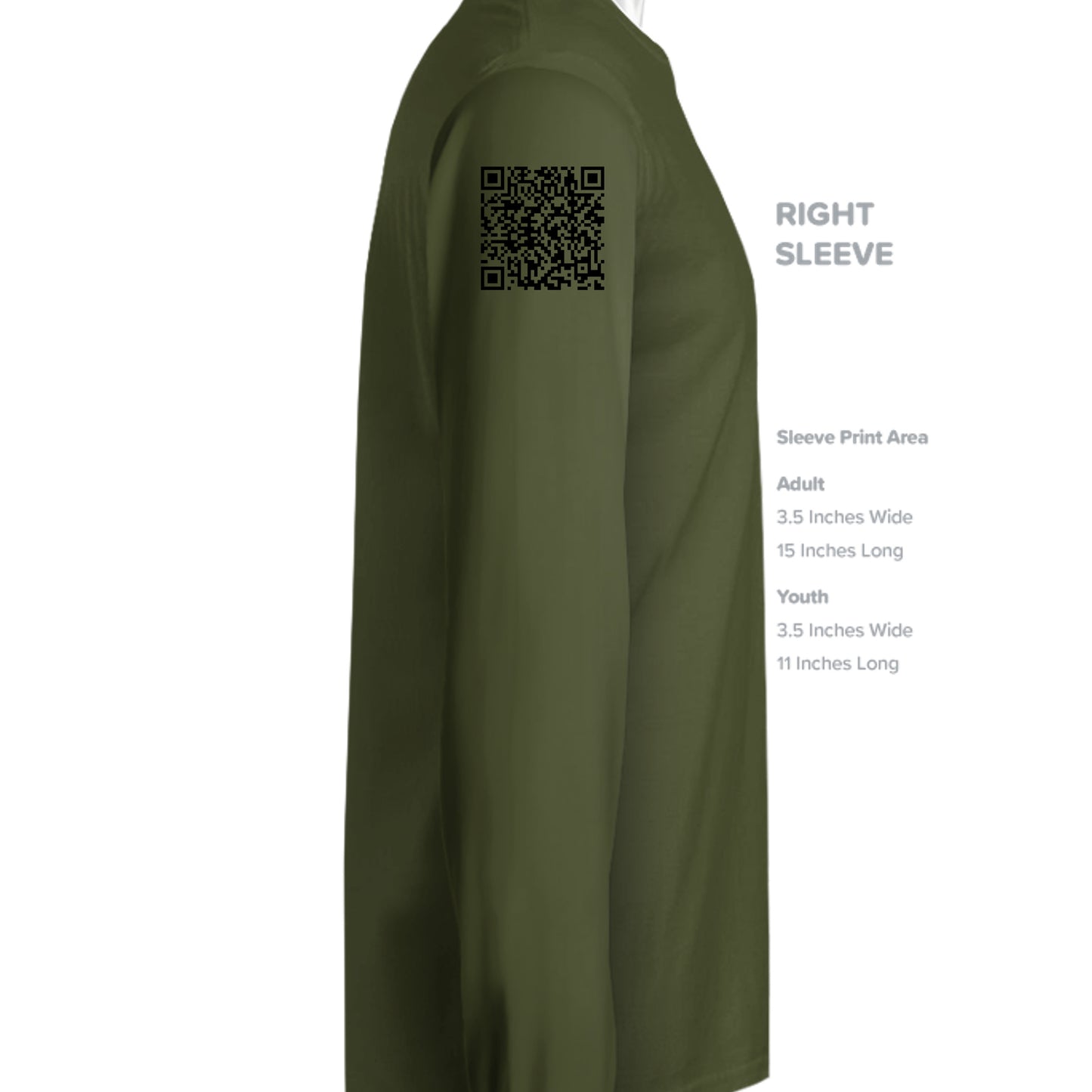 MILITARY GREEN - G240 - SLEEVE_RIGHT