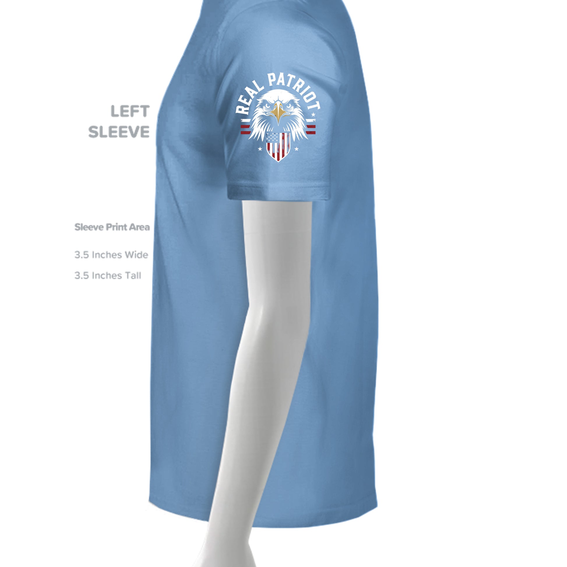 CAROLINA BLUE - G500 - SLEEVE_LEFT