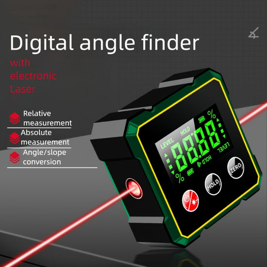 Dual Laser Digital Angle Gauge  Level  USBC Rechargeable Inclinometer