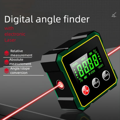 Dual Laser Digital Angle Gauge  Level  USBC Rechargeable Inclinometer