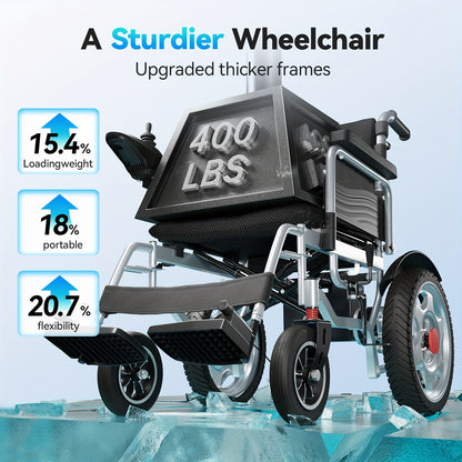 HOMYKING 2in1 Detachable Electric Wheelchair for Adults  Seniors 12Mile LongDistance Travel Foldable  Lightweight Design with Adjustable Backrest AllTerrain Capability Max Speed 6 Kmh Supports Up to 220 Lbs