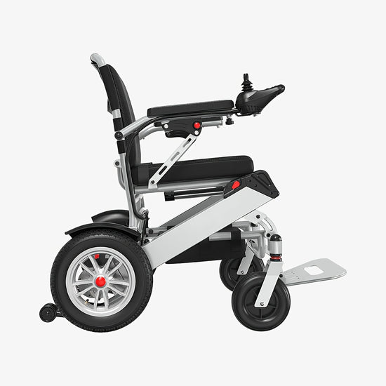 Electric Wheelchair For Adults Lightweight Foldable Portable All Terrain Power Motorized Wheel Chair Security  Comfortable  Designed To Last Weight Capacity 264Lbs