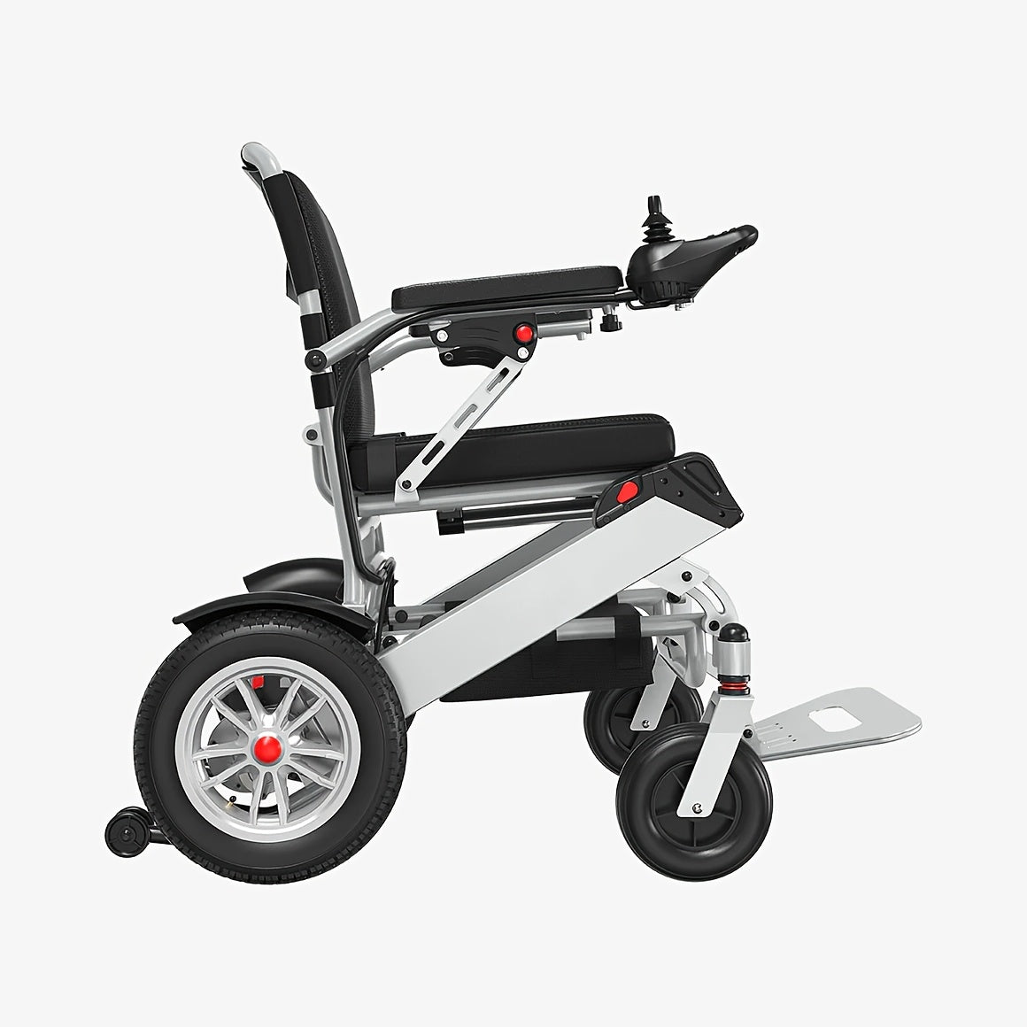 Electric Wheelchair For Adults Lightweight Foldable Portable All Terrain Power Motorized Wheel Chair Security  Comfortable  Designed To Last Weight Capacity 264Lbs