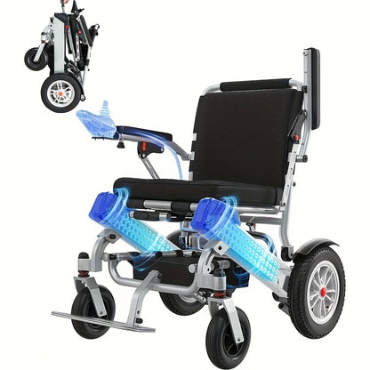 Electric Wheelchair for Adults  Lightweight Foldable Portable AllTerrain Power Wheelchair  264 Lbs Capacity