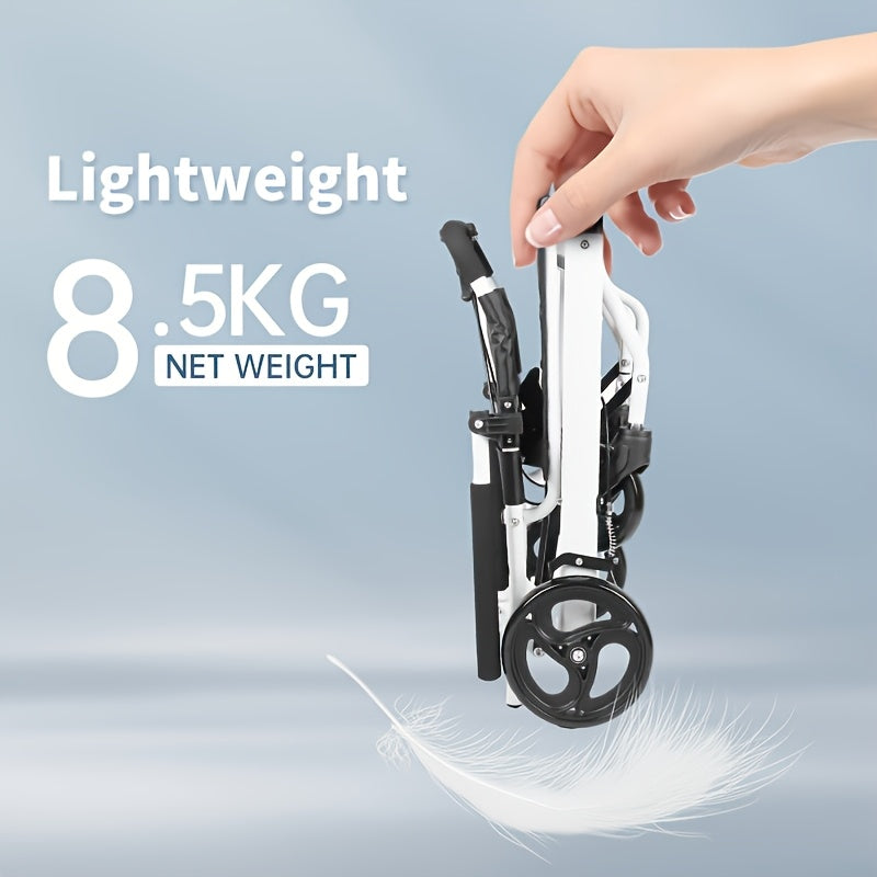 Lightweight And Compact Foldable Mobility Scooter For The Elderly Walker only 18 Pounds Adult Mobility Scooter That Can Be Easily Lifted With One Hand