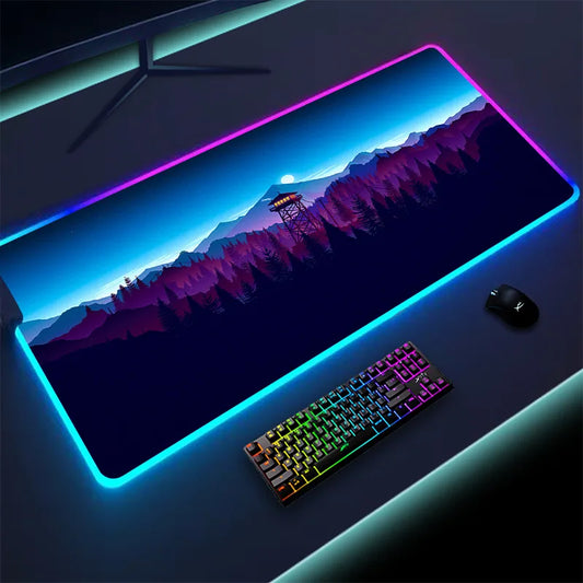 Lichtgevende LED-verlichting muismat