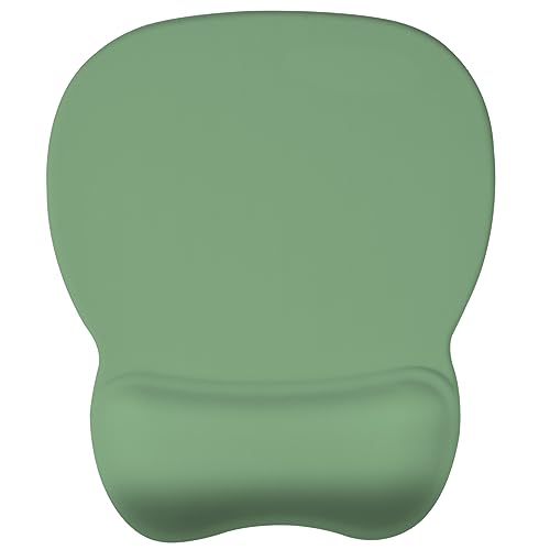 Tapis de souris ergonomique EooCoo avec support de poignet, tapis de souris à base antidérapante pour café Internet, maison et bureau